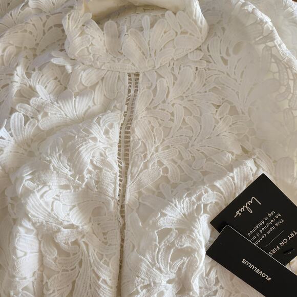 Lulus Divine Destiny White Lace Midi Dress - Picture 7 of 9